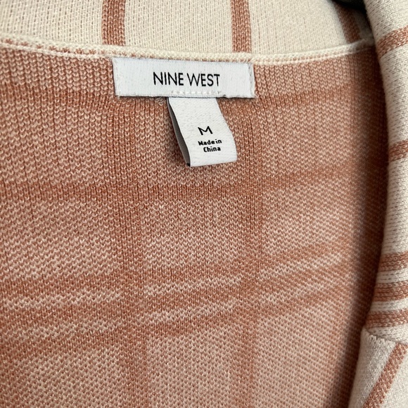 Nine West Pink Plaid Cardigan - Picture 4 of 4